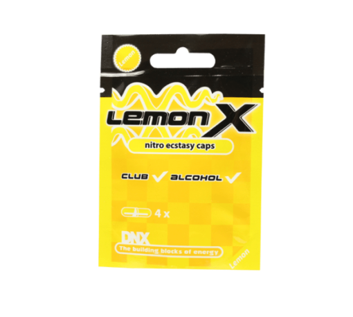 Lemon-x capsules in a vibrant bottle, designed to provide high-quality support for energy, performance, and overall wellness