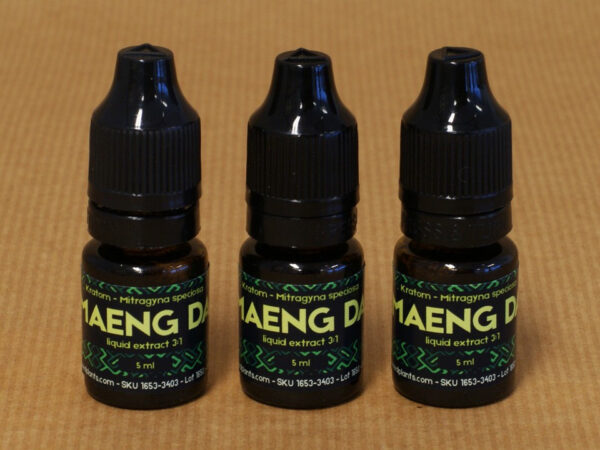 Kratom Meang Da Liquid Incense 5ML with rich herbal fragrance