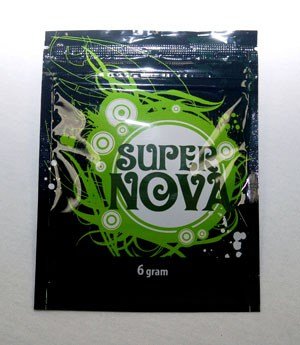 Supernova Herbal Incense in vibrant cosmic-themed packaging, showcasing a premium blend of aromatic herbs