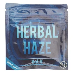 Herbal Haze Herbal Incense package featuring soothing designs that reflect its calming aroma and natural ingredients