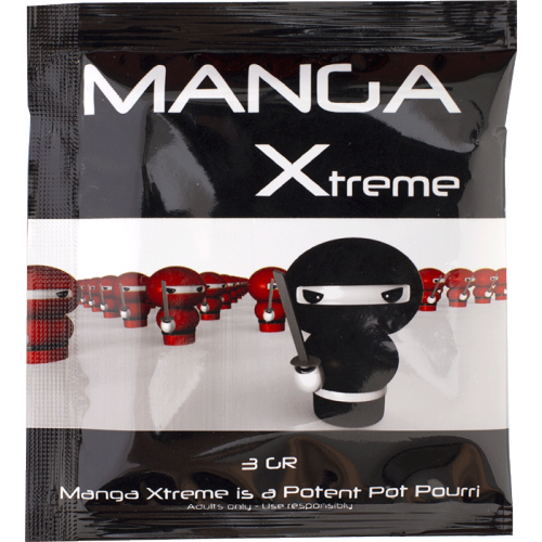 Manga Xtreme Herbal Incense 3g: Experience a potent and invigorating aroma with this premium herbal blend