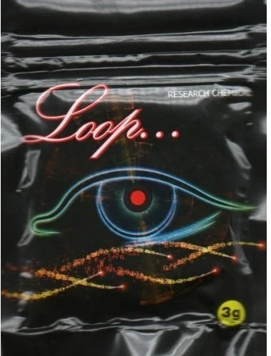 A package of Loop Herbal Incense, showcasing its vibrant design and natural ingredients, perfect for creating a calming and aromatic environment for relaxation and meditation