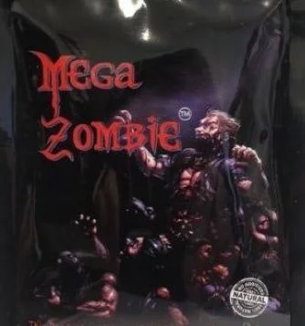 A vibrant display of Mega Zombie Herbal Incense burning, releasing its intense aroma and creating an invigorating atmosphere for relaxation and meditation