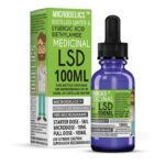 Bottle of 1P-LSD Microdosing Kit 100ml with dropper for precise sub-perceptual dosing